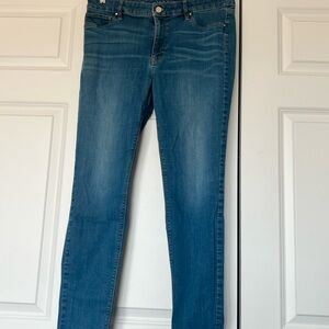 White House Black Market Blue Skinny Jeans